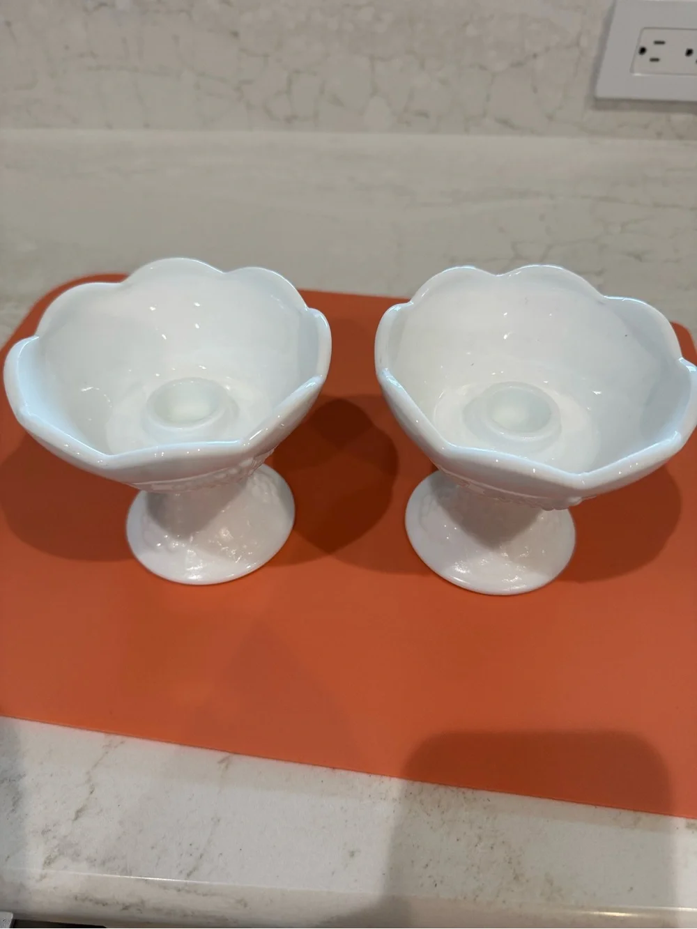 Indiana Glass pair indiana
